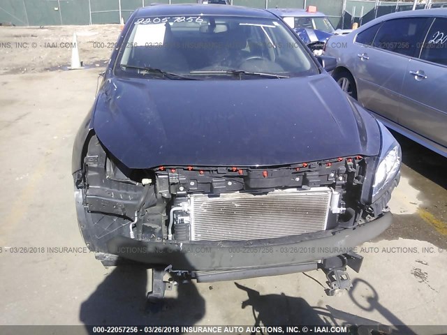 1G11B5SA6DF348074 - 2013 CHEVROLET MALIBU LS ნაცრისფერი ფოტო 6