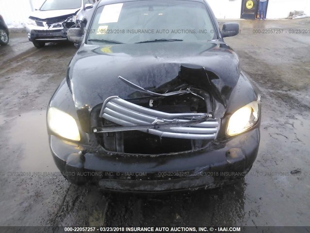3GNDA13D66S516312 - 2006 CHEVROLET HHR LS BLACK photo 6