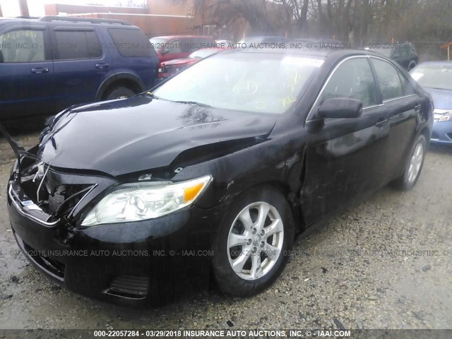4T1BF3EK9BU164552 - 2011 TOYOTA CAMRY SE/LE/XLE BLACK photo 2