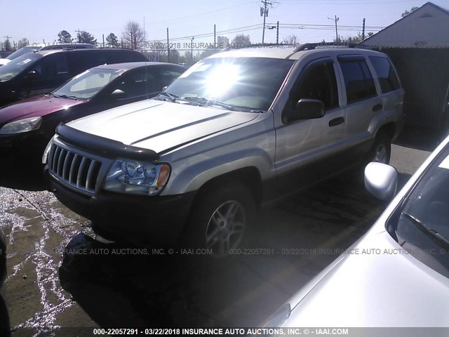 1J4GW48S24C313799 - 2004 JEEP GRAND CHEROKEE LAREDO/COLUMBIA/FREEDOM GOLD photo 2