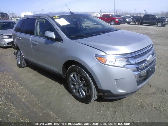 2FMDK4KC9CBA34284 - 2012 FORD EDGE LIMITED SILVER photo 1