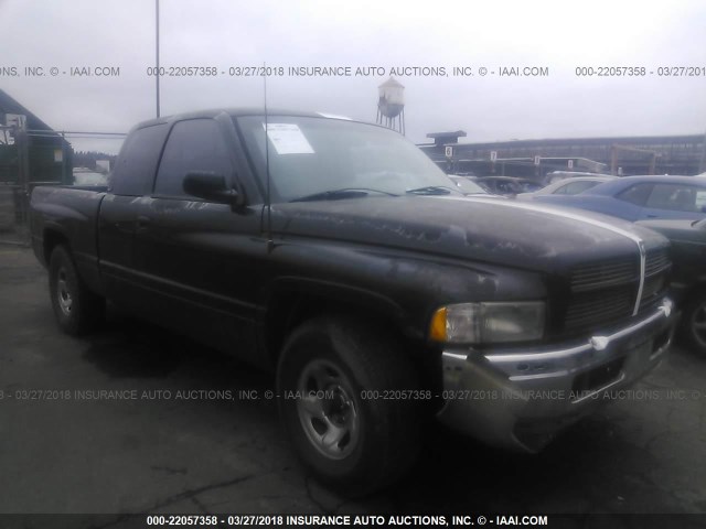 3B7HC13Z1TM117565 - 1996 DODGE RAM 1500 BLACK photo 1