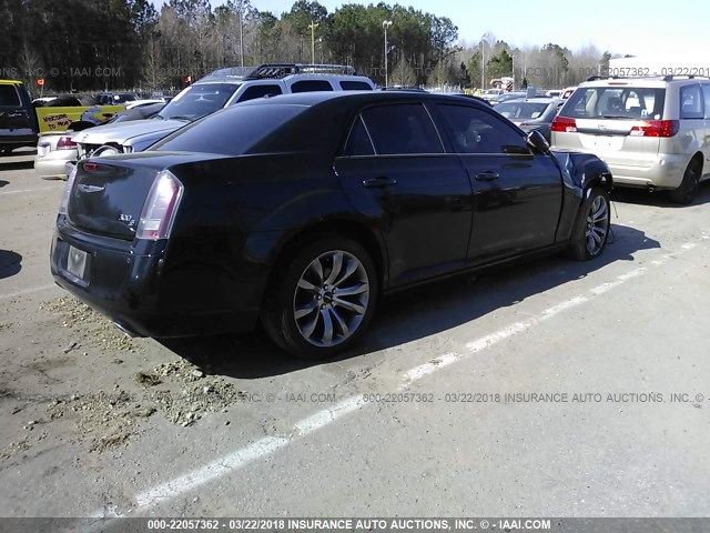 2C3CCABTXEH303831 - 2014 CHRYSLER 300 S BLACK photo 4