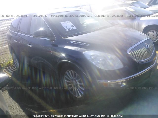 5GAKVBED2BJ417295 - 2011 BUICK ENCLAVE CXL BLACK photo 1