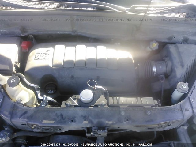 5GAKVBED2BJ417295 - 2011 BUICK ENCLAVE CXL 黑色 照片 10