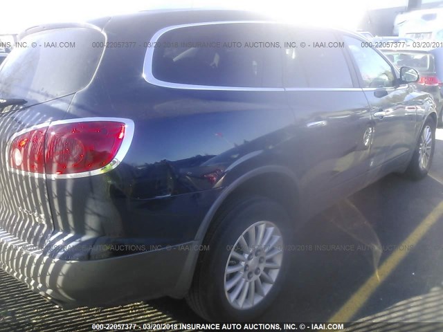 5GAKVBED2BJ417295 - 2011 BUICK ENCLAVE CXL 黑色 照片 4