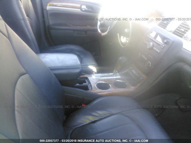 5GAKVBED2BJ417295 - 2011 BUICK ENCLAVE CXL 黑色 照片 5