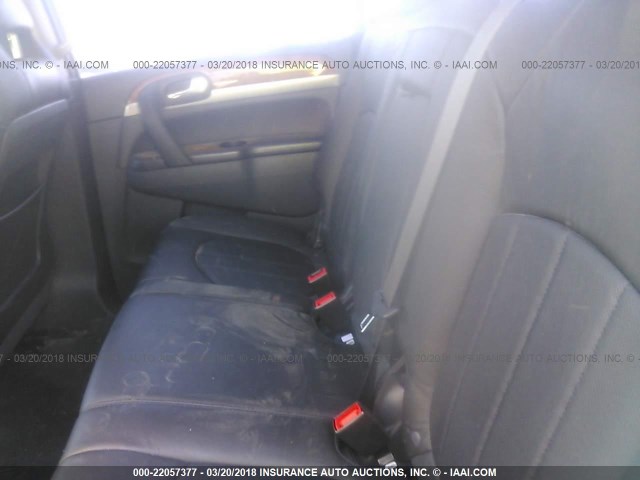 5GAKVBED2BJ417295 - 2011 BUICK ENCLAVE CXL 黑色 照片 8