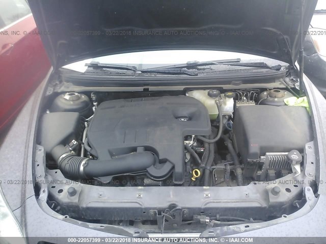 1G1ZC5EU7BF145522 - 2011 CHEVROLET MALIBU 1LT 灰色 照片 10
