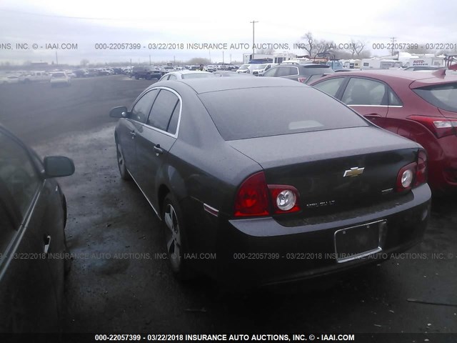 1G1ZC5EU7BF145522 - 2011 CHEVROLET MALIBU 1LT 灰色 照片 3