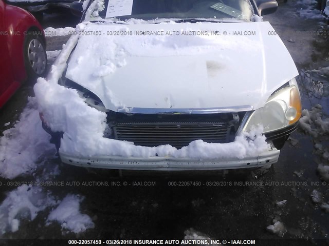 1HGEN26543L000240 - 2003 HONDA CIVIC GX WHITE photo 6