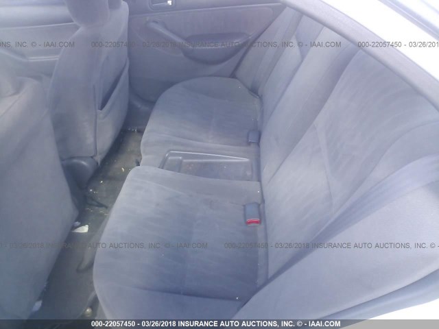 1HGEN26543L000240 - 2003 HONDA CIVIC GX WHITE photo 8