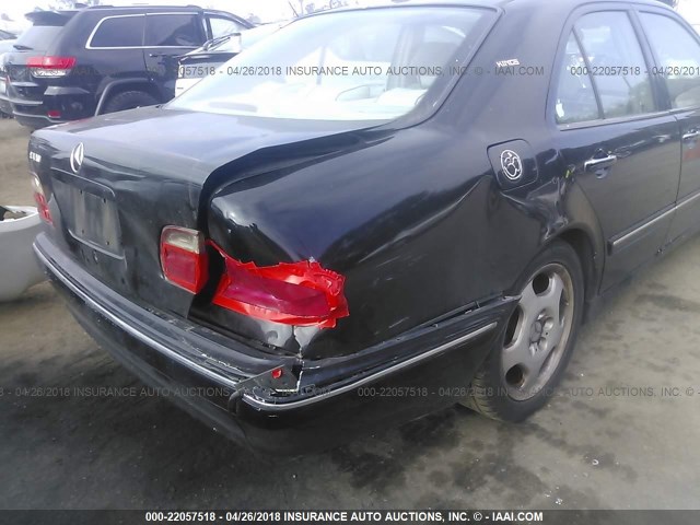 WDBJF70J8YB150876 - 2000 MERCEDES-BENZ E 430 BLACK photo 6