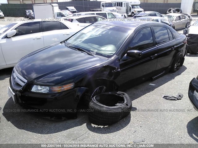 19UUA66204A045919 - 2004 ACURA TL BLACK photo 2