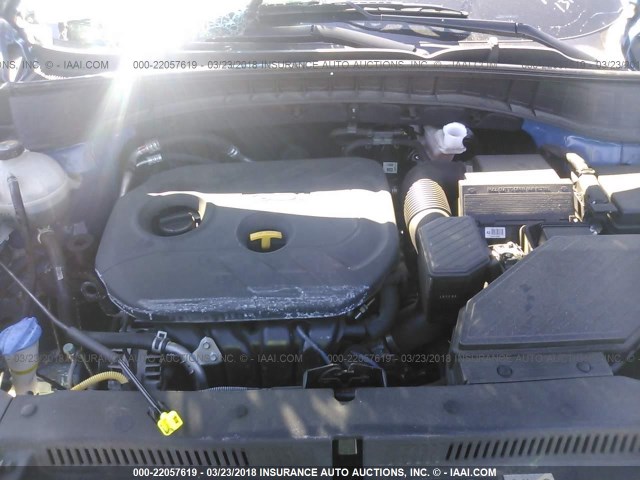 KM8J33A47GU182387 - 2016 HYUNDAI TUCSON LIMITED/SPORT AND ECO/SE BLUE photo 10