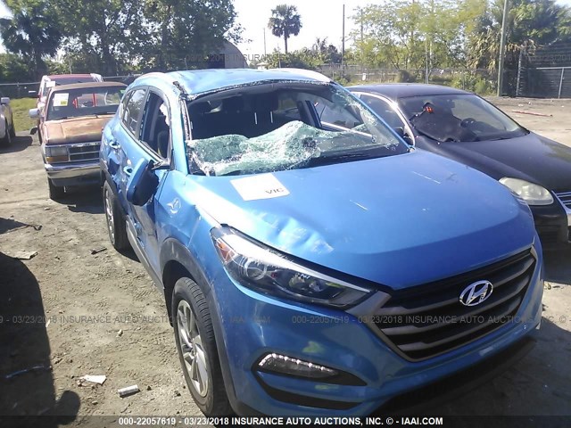 KM8J33A47GU182387 - 2016 HYUNDAI TUCSON LIMITED/SPORT AND ECO/SE BLUE photo 6