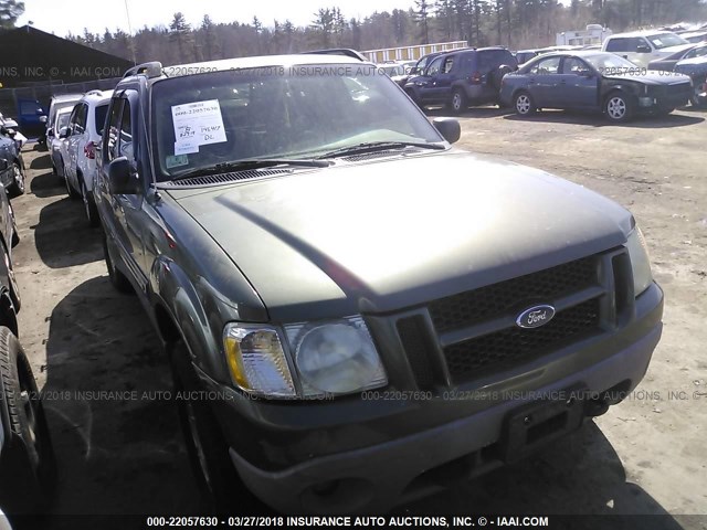 1FMZU77E82UB56543 - 2002 FORD EXPLORER SPORT TR  GREEN photo 1