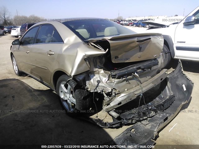 1G2ZG58N774176809 - 2007 PONTIAC G6 SE GOLD photo 3