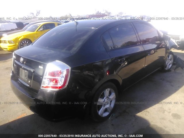 3N1AB61E59L669282 - 2009 NISSAN SENTRA 2.0/2.0S/2.0SL BLACK photo 4