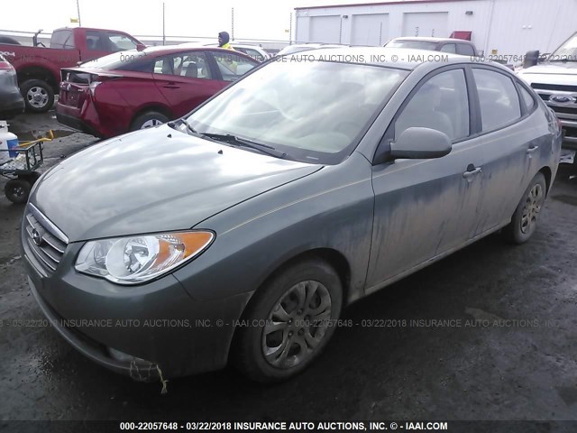 KMHDU46DX9U812298 - 2009 HYUNDAI ELANTRA GLS/SE GRAY photo 2