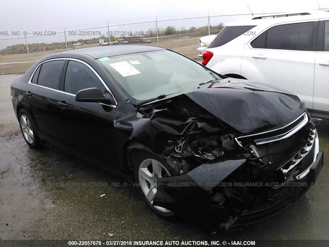 1G1ZB5EB4AF216837 - 2010 CHEVROLET MALIBU LS შავი ფოტო 1