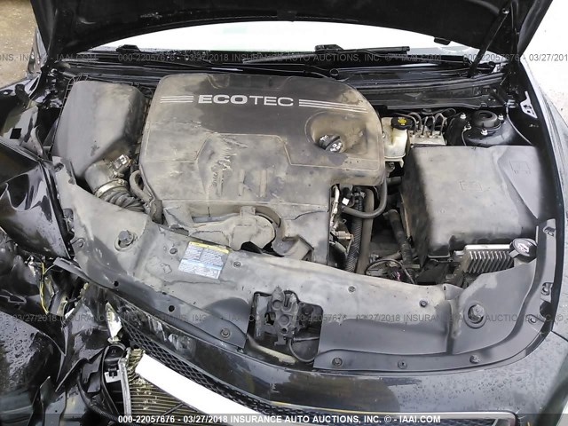 1G1ZB5EB4AF216837 - 2010 CHEVROLET MALIBU LS შავი ფოტო 10