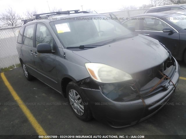 5TDZA23C74S071253 - 2004 TOYOTA SIENNA CE/LE GRAY photo 1