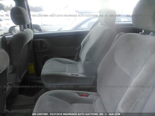 5TDZA23C74S071253 - 2004 TOYOTA SIENNA CE/LE GRAY photo 8