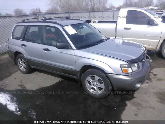 JF1SG65653H741597 - 2003 SUBARU FORESTER 2.5XS SILVER photo 1