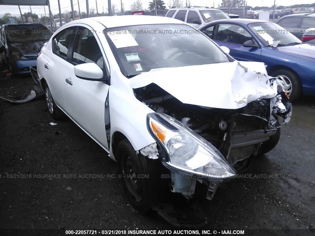 3N1CN7AP3GL856573 - 2016 NISSAN VERSA S/S PLUS/SV/SL WHITE photo 1