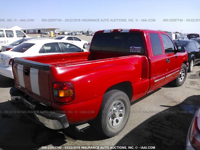 2GCEC19X131389291 - 2003 CHEVROLET SILVERADO C1500 RED photo 4