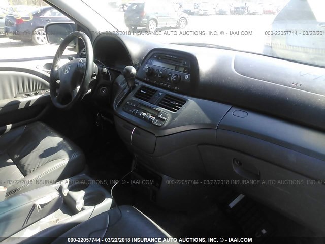 5FNRL38716B440918 - 2006 HONDA ODYSSEY EXL ვერცხლისფერი ფოტო 5