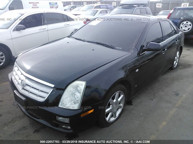 1G6DW677960202868 - 2006 CADILLAC STS BLACK photo 2