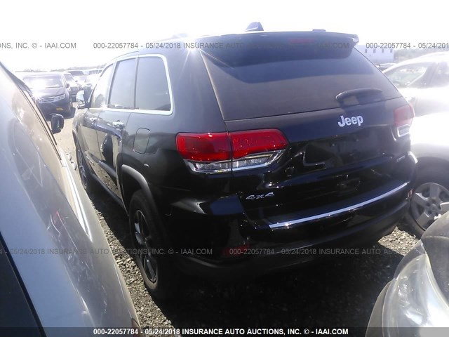 1C4RJFBG9JC181066 - 2018 JEEP GRAND CHEROKEE LIMITED BLACK photo 3