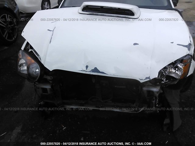 JF1GD70685L510379 - 2005 SUBARU IMPREZA WRX STI WHITE photo 6