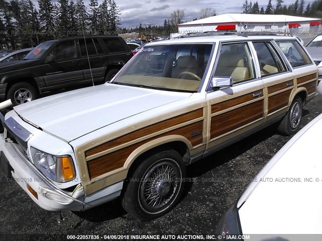 1C3BC59EXJF213696 - 1988 CHRYSLER LEBARON TOWN AND COUNTRY WHITE photo 2