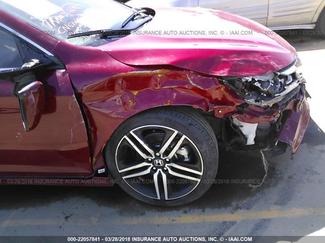 1HGCR2F11HA277519 - 2017 HONDA ACCORD SPORT SPECIAL EDITION RED photo 6