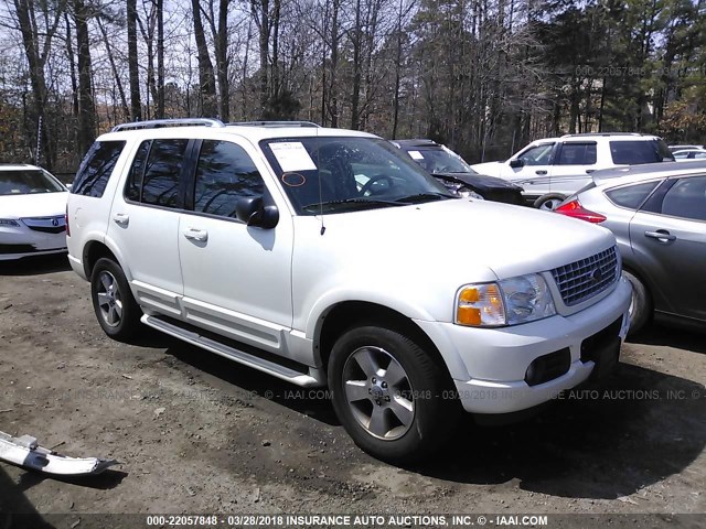 1FMDU75W53ZA04388 - 2003 FORD EXPLORER LIMITED WHITE photo 1