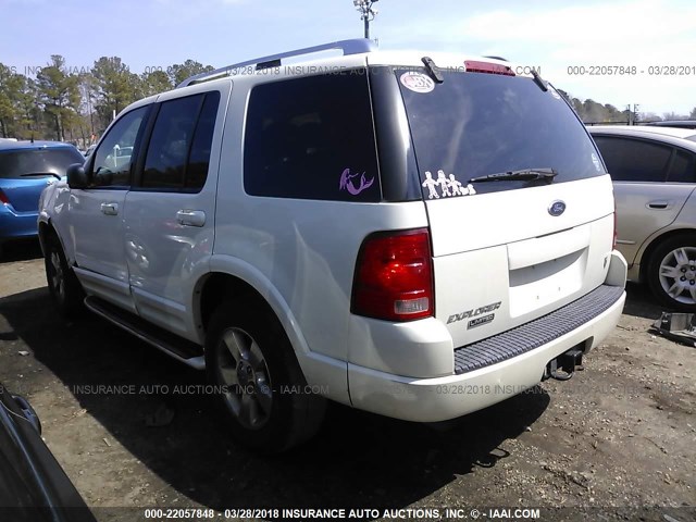 1FMDU75W53ZA04388 - 2003 FORD EXPLORER LIMITED 白色 照片 3