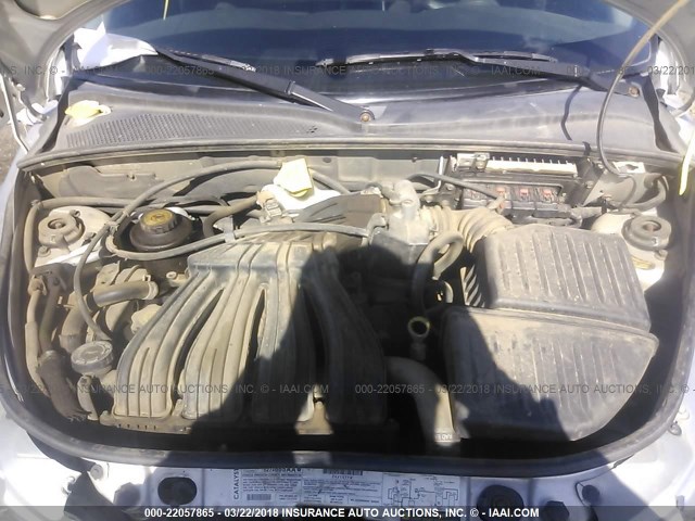 3C4FY48BX3T637694 - 2003 CHRYSLER PT CRUISER CLASSIC SILVER photo 10