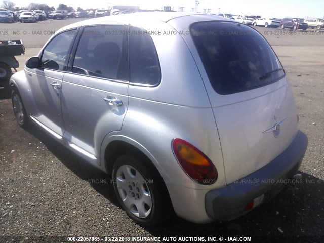 3C4FY48BX3T637694 - 2003 CHRYSLER PT CRUISER CLASSIC SILVER photo 3