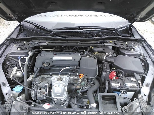 1HGCR2F55FA035137 - 2015 HONDA ACCORD SPORT ნაცრისფერი ფოტო 10