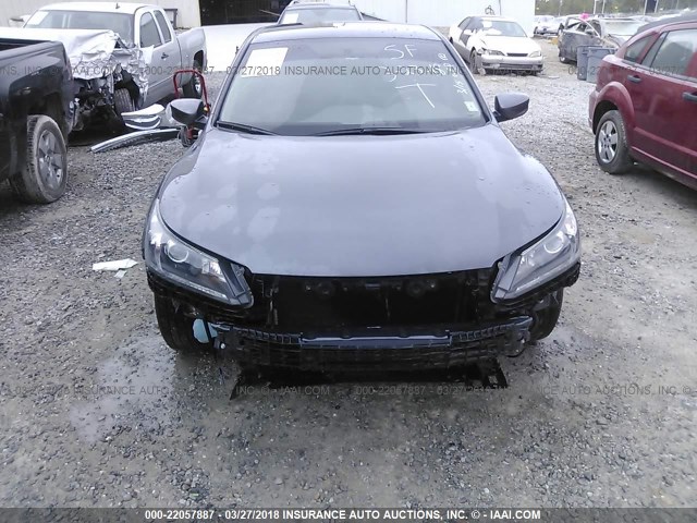 1HGCR2F55FA035137 - 2015 HONDA ACCORD SPORT GRAY photo 6