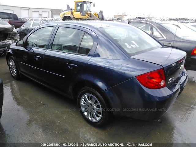 1G1AD5F52A7158754 - 2010 CHEVROLET COBALT 1LT Dark Blue photo 3