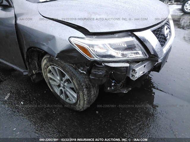 5N1AR2MN9FC610106 - 2015 NISSAN PATHFINDER S/SV/SL/PLATINUM 灰色 照片 6