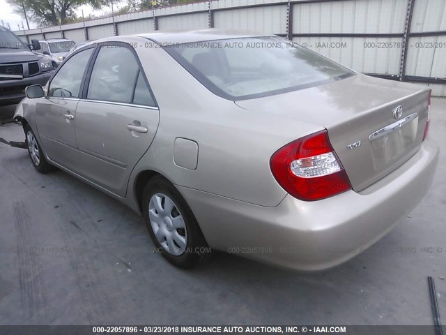 4T1BE32K04U887166 - 2004 TOYOTA CAMRY LE/XLE/SE 棕色 照片 3