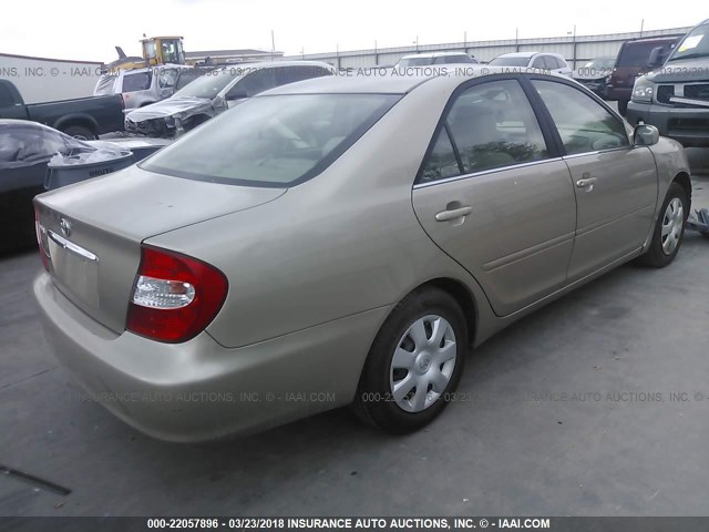 4T1BE32K04U887166 - 2004 TOYOTA CAMRY LE/XLE/SE 棕色 照片 4