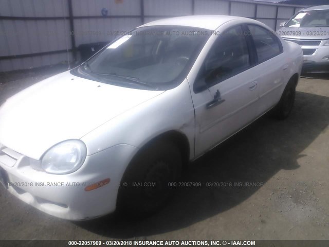 1B3ES26C82D582603 - 2002 DODGE NEON WHITE photo 6