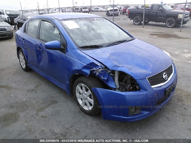 3N1AB6AP5BL642252 - 2011 NISSAN SENTRA 2.0/2.0S/SR/2.0SL BLUE photo 1