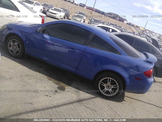 1G2AL18F387120778 - 2008 PONTIAC G5 BLUE photo 3